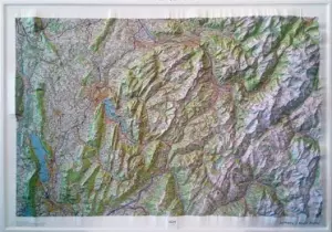 Carte IGN 3D Mont Blanc