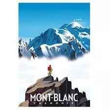 Affiche MR Z Mont Blanc