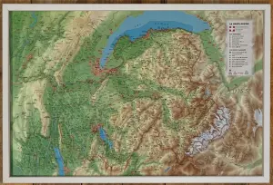 Carte 3D Haute Savoie