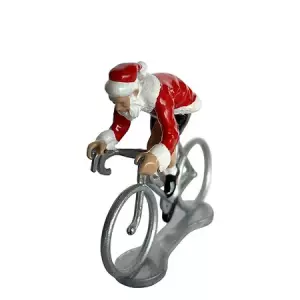 Cycliste Santa Claus 